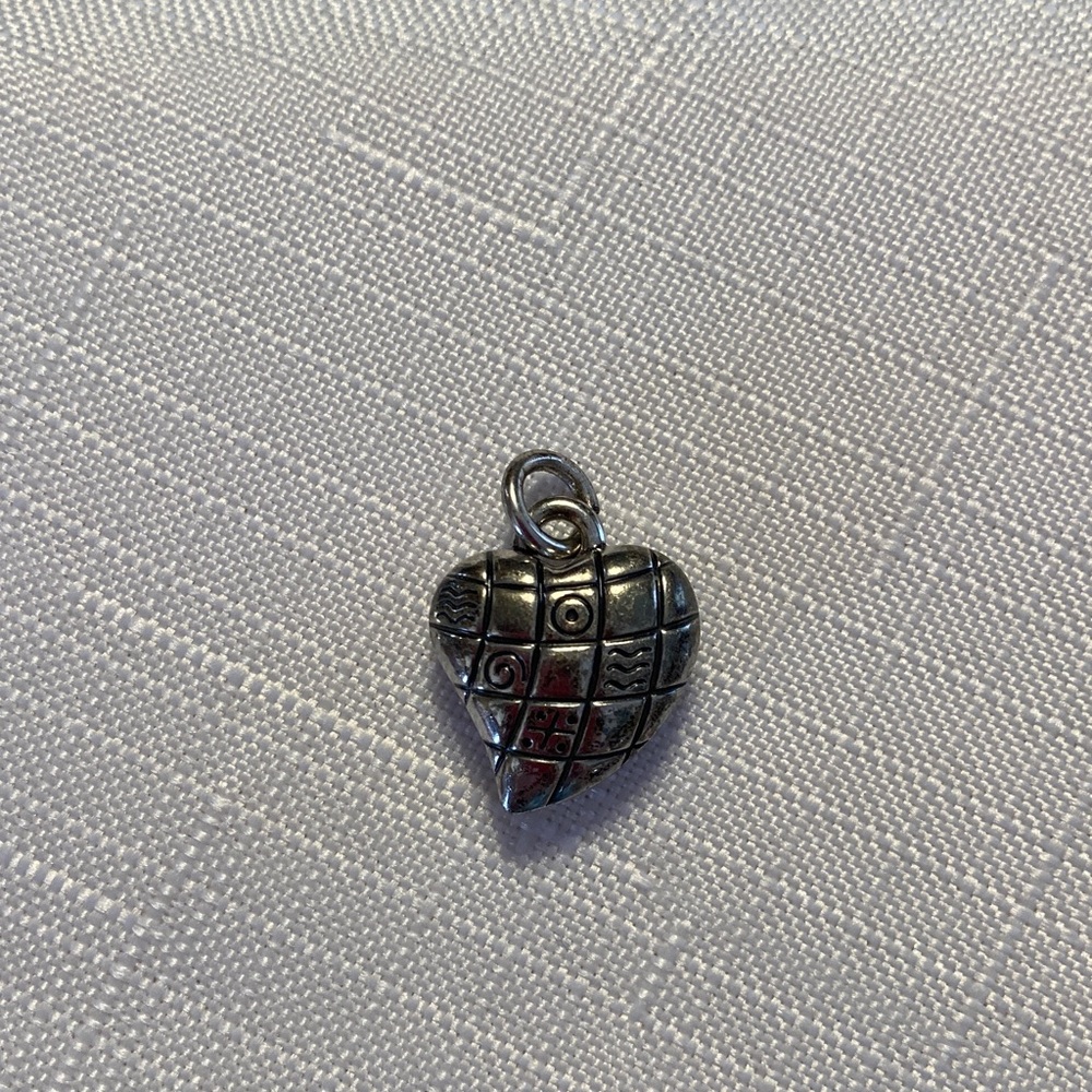 Brighton Textured Heart Charm